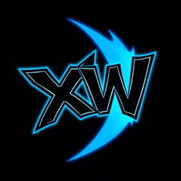 An epic logo design in a Pokémon style featuring the letters 'XW'