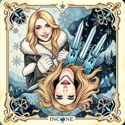 A tarot card depicting the concept of 'Innocence'