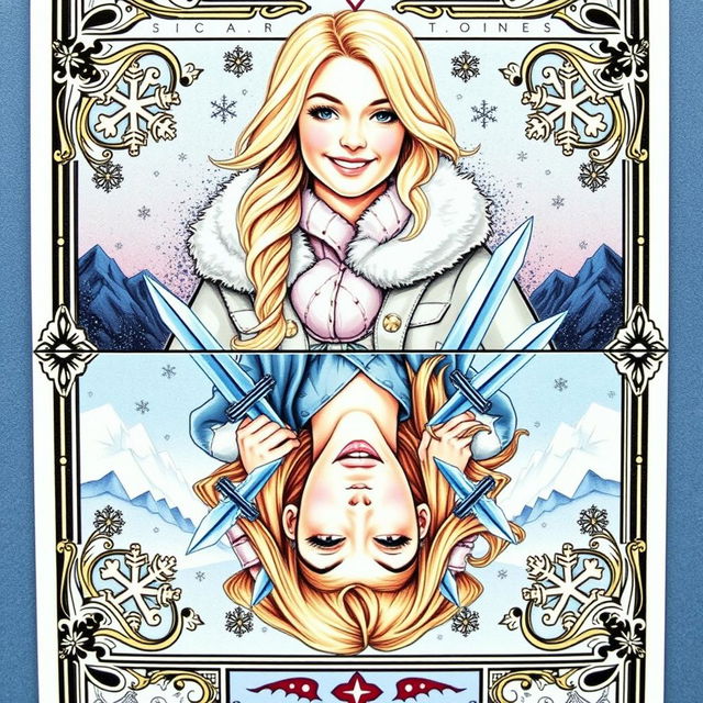 A tarot card depicting the concept of 'Innocence'