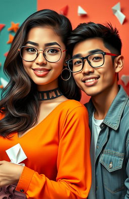 A stunning young woman named Katrissa Satin, who has transformed from a socially awkward nerd girl with glasses into the coolest girl in Egan, effortlessly attracting any boy she desires