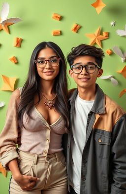 A stunning young woman named Katrissa Satin, who has transformed from a socially awkward nerd girl with glasses into the coolest girl in Egan, effortlessly attracting any boy she desires