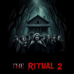 An intense movie poster for 'The Ritual 2' (2024), capturing the essence of horror