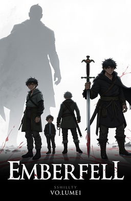 The book cover for **EMBERFELL**, written by Shifas, Vol 1