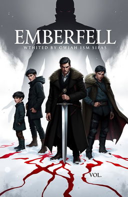 The book cover for **EMBERFELL**, written by Shifas, Vol 1