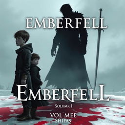 The book cover for **EMBERFELL**, written by Shifas, Vol 1