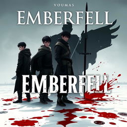 The book cover for **EMBERFELL**, written by Shifas, Vol 1