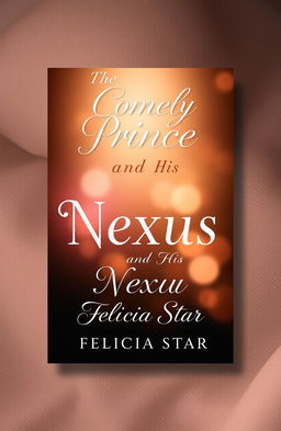A book cover design featuring a light texture that conveys a sense of softness and romance