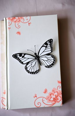 A beautiful book cover featuring a soft texture and light color scheme, infused with hints of love