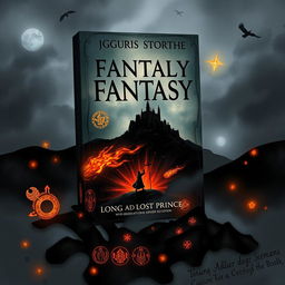 A whimsical and artistic book cover depicting elements of young adult fantasy