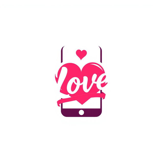 A modern and stylish logo design for a dating app