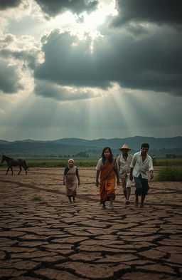 A dramatic depiction of the struggle in Sri Lanka's rice bowl during a famine