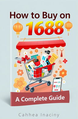 A visually appealing ebook cover that illustrates the theme of buying on the Chinese platform 1688