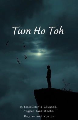 A hauntingly beautiful scene depicting a melancholic atmosphere inspired by the song 'Tum Ho Toh'