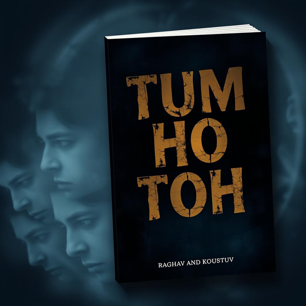 A sad and disturbing book cover for 'Tum Ho Toh'