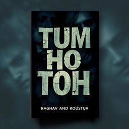 A sad and disturbing book cover for 'Tum Ho Toh'