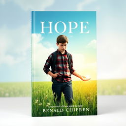 A contemporary and captivating book cover design that conveys hope and transformation