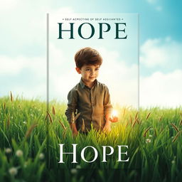 A contemporary and captivating book cover design that conveys hope and transformation