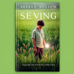A modern and engaging book cover design that encapsulates a poignant story of transformation and self-discovery