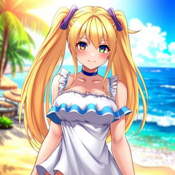 A stunning depiction of Marie Rose from the Dead or Alive (DOA) video game series