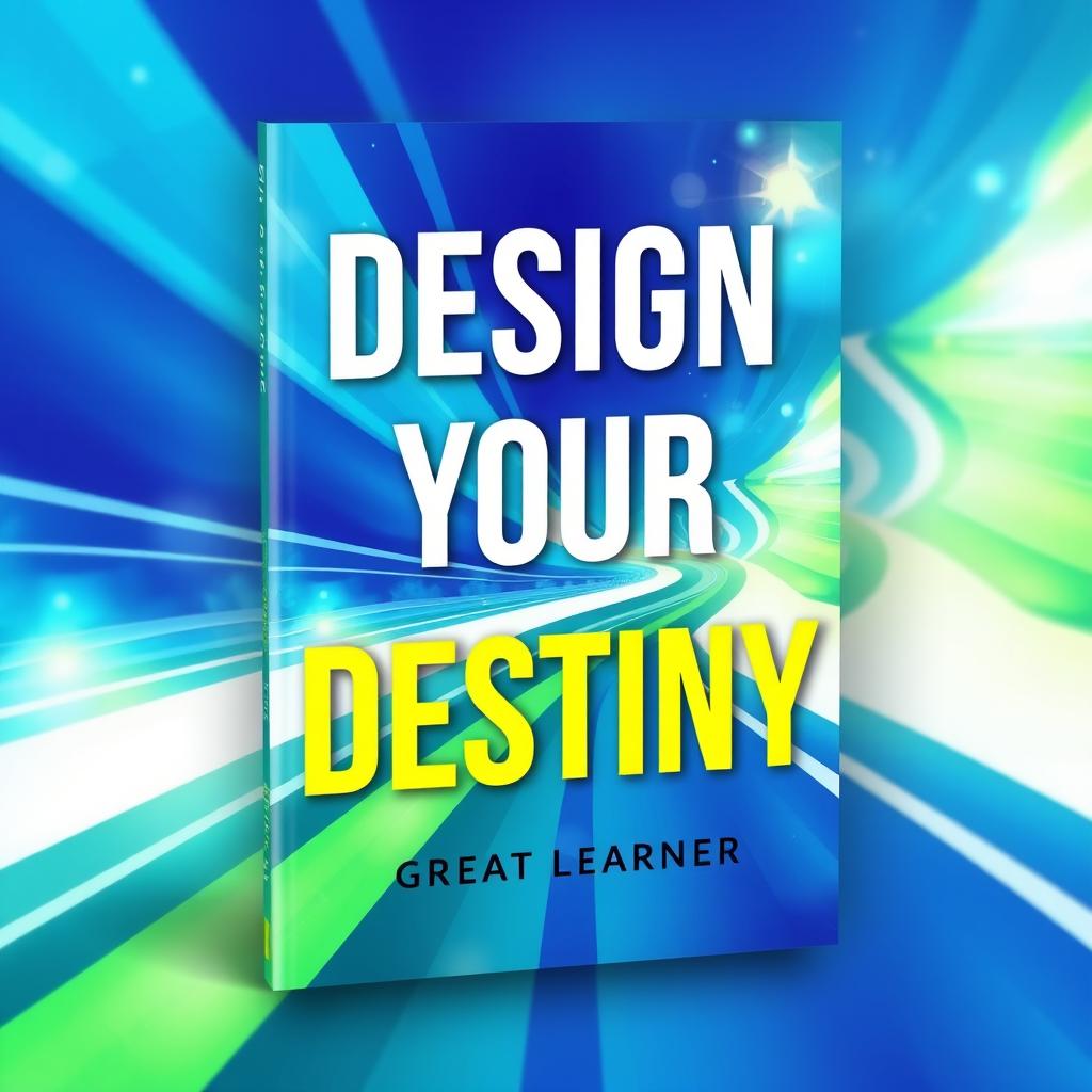 A captivating book cover for 'Design Your Destiny' by Great Learner