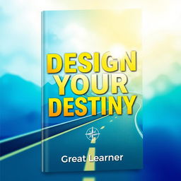 A captivating book cover for 'Design Your Destiny' by Great Learner