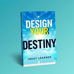 A captivating book cover for 'Design Your Destiny' by Great Learner