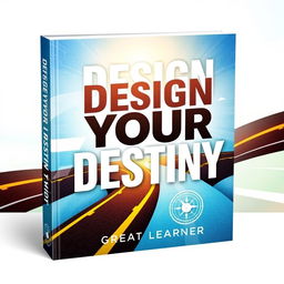 A captivating book cover for 'Design Your Destiny' by Great Learner