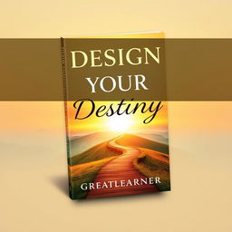 A visually inspiring book cover for 'Design Your Destiny' by Great Learner
