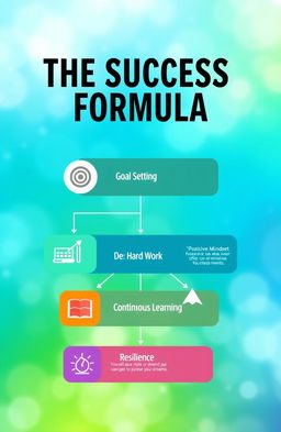 A visually engaging representation of 'The Success Formula', featuring a dynamic flowchart