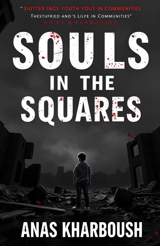 A book cover for 'Souls in the Squares' by Anas Kharboush