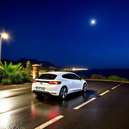 A 2009 white Scirocco 1