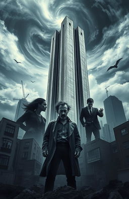 A dramatic book cover design portraying the theme of schizophrenia