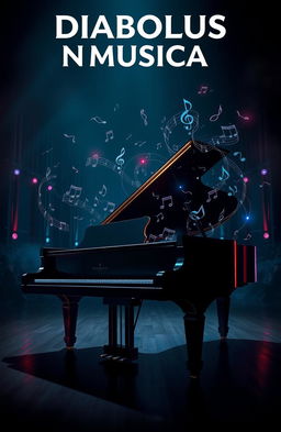 A visually striking representation of the concept 'Diabolus in Musica', illustrating the tension between harmony and dissonance in music