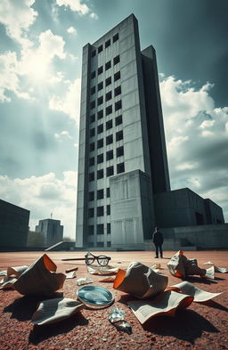 A striking book cover illustrating a psychological thriller featuring an architect embroiled in a conflict stemming from lost perception of reality