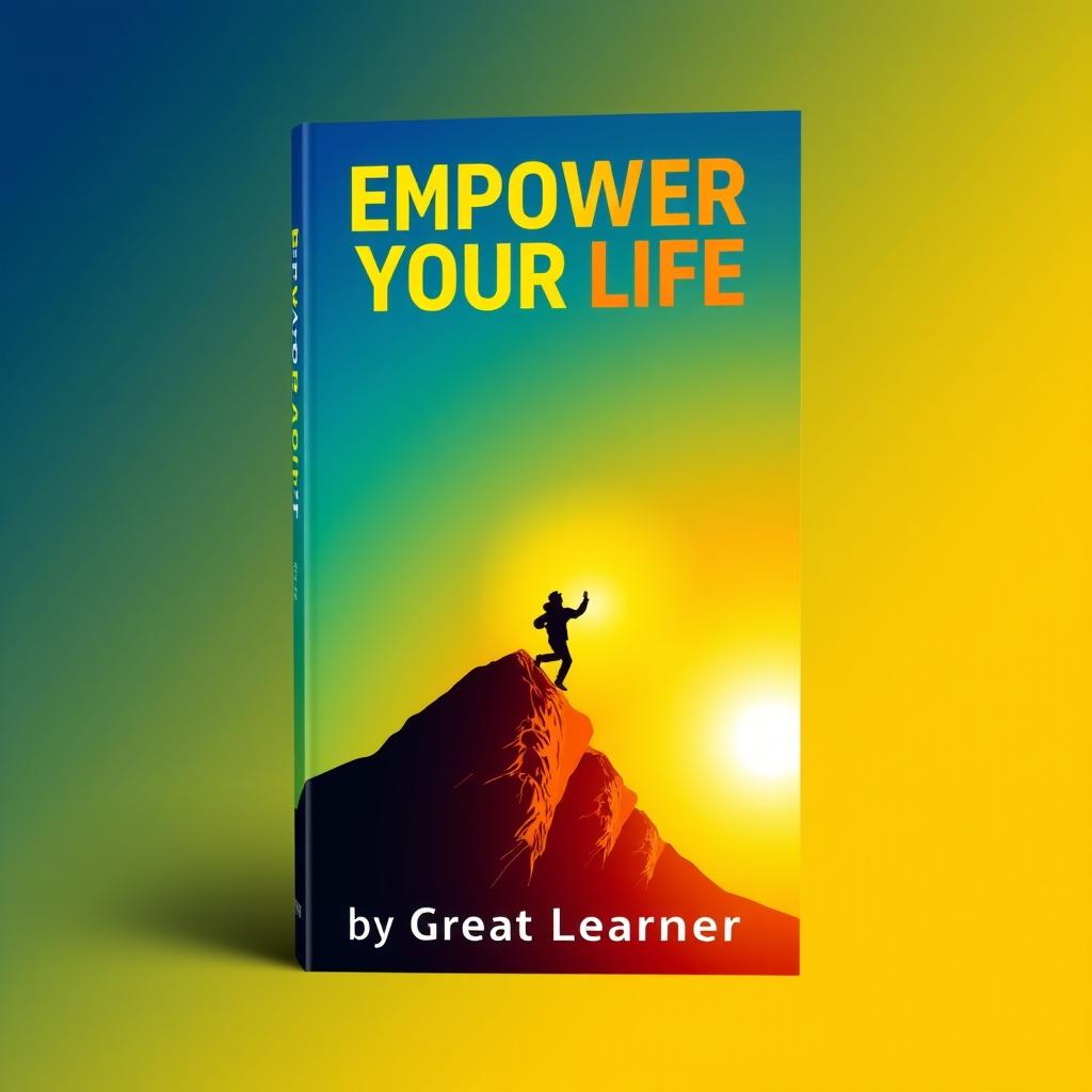 A visually striking book cover featuring the title "Empower Your Life" prominently at the top in bold, modern typography