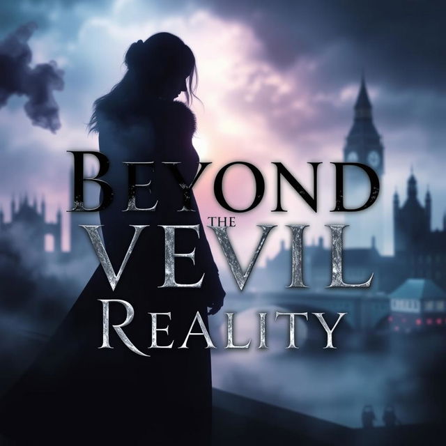 A captivating atmospheric design for 'Beyond the Veil of Reality' featuring supernatural elements and a sense of mystery