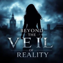 A captivating atmospheric design for 'Beyond the Veil of Reality' featuring supernatural elements and a sense of mystery