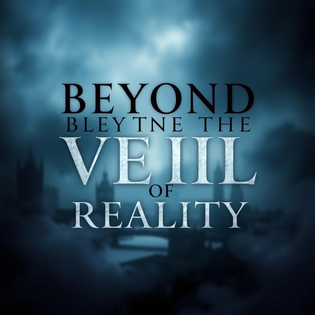 "Beyond the Veil of Reality" - An atmospheric and captivating design that evokes supernatural elements and a sense of mystery