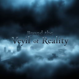 An atmospheric and captivating design that evokes supernatural elements and a sense of mystery, featuring a blurry and mysterious London skyline under a thick layer of creeping fog and shadows