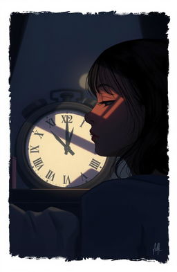 A poignant illustration depicting the emotional last seven minutes of a person's life