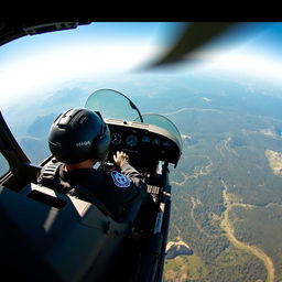 A dynamic scene depicting an AH-64 Apache helicopter in flight, showcasing the intensity and excitement of being a pilot