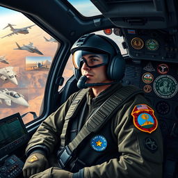 A compelling representation of an AH-64 Apache pilot reflecting on their career experience