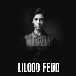 A minimalistic poster for the film 'Blood Feud'