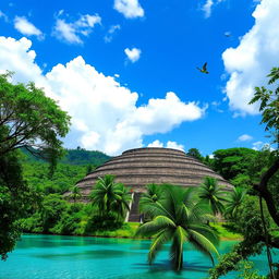 A stunning landscape featuring the Caracol in Guacara, Venezuela