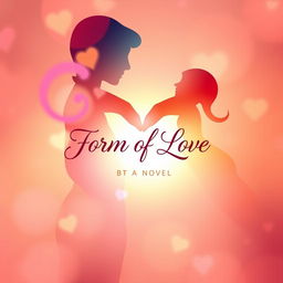 A stunning book cover image for the novel titled 'Form of Love' by caressdiape_