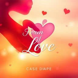 A stunning book cover image for the novel titled 'Form of Love' by caressdiape_