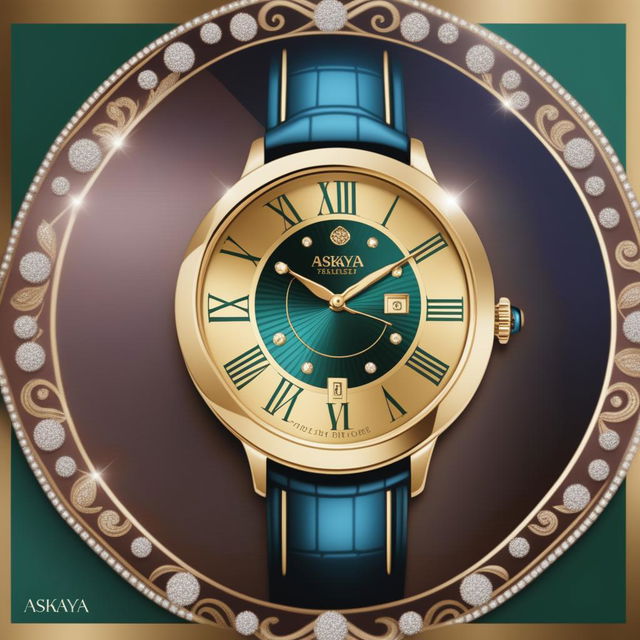 This digital art image celebrates Akshaya Tritiya with Just In Time's exclusive range of luxury watches