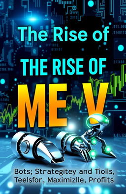 A captivating book cover titled "The Rise of MEV: Bots Strategies and Tools for Maximizing Profits"