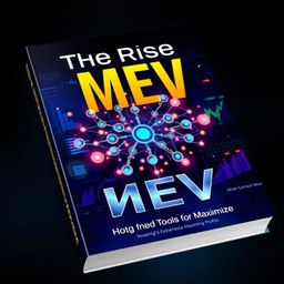 A visually striking book cover titled 'The Rise of MEV: Bots Strategies and Tools for Maximizing Profits'