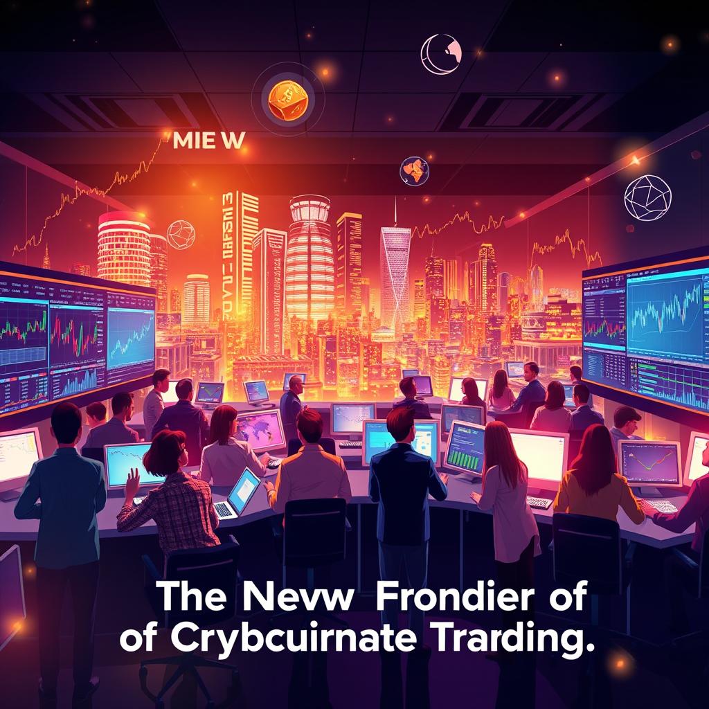 An eye-catching illustration titled 'MEV: The New Frontier of Cryptocurrency Trading'